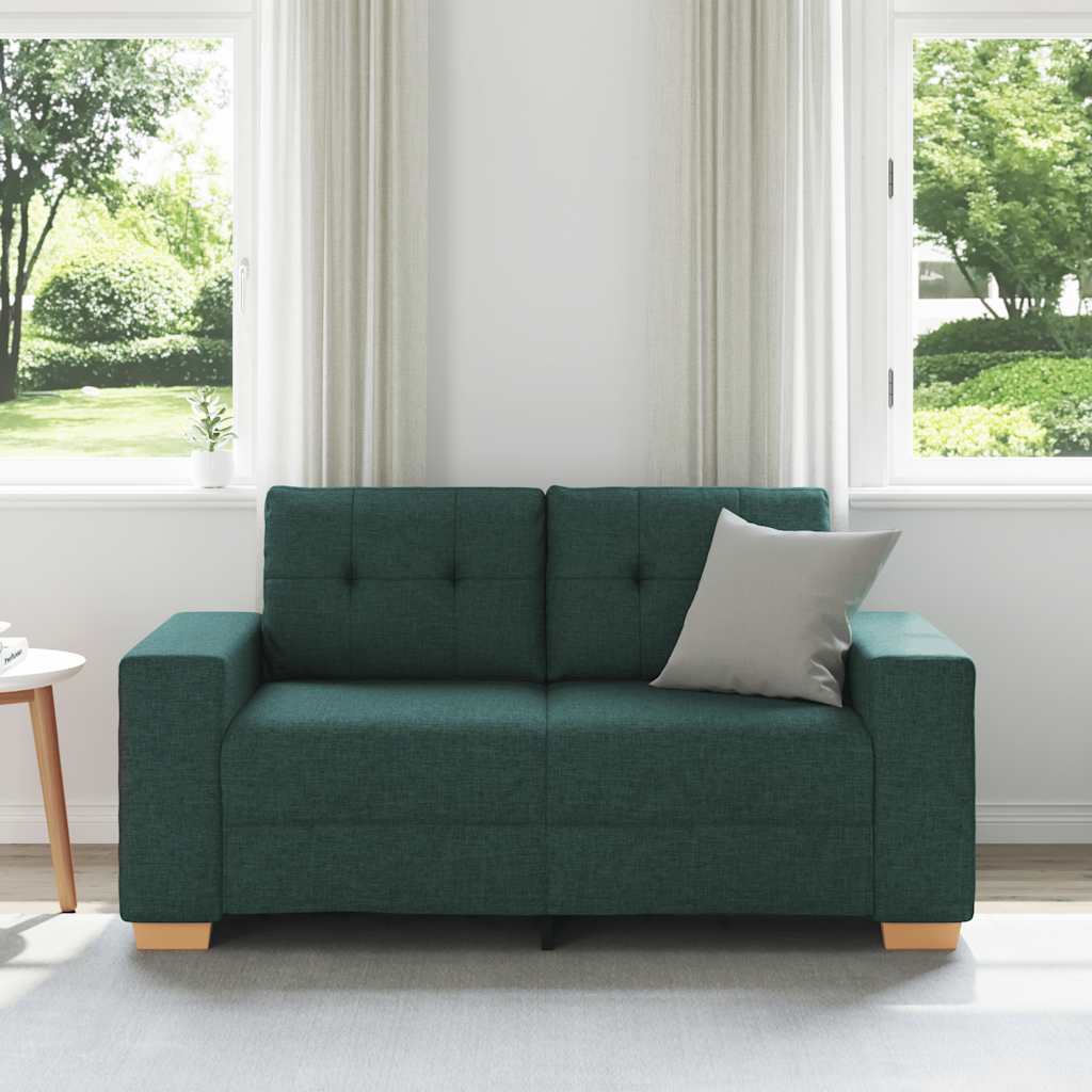 Divano Divanetto Verde Scuro 160x77x82 cm in Tessuto | homemem39