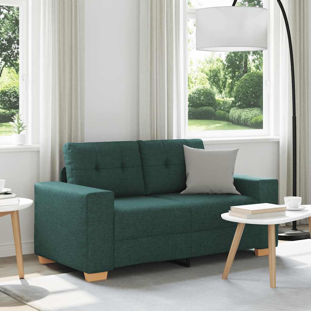 Divano Divanetto Verde Scuro 160x77x82 cm in Tessuto | homemem39
