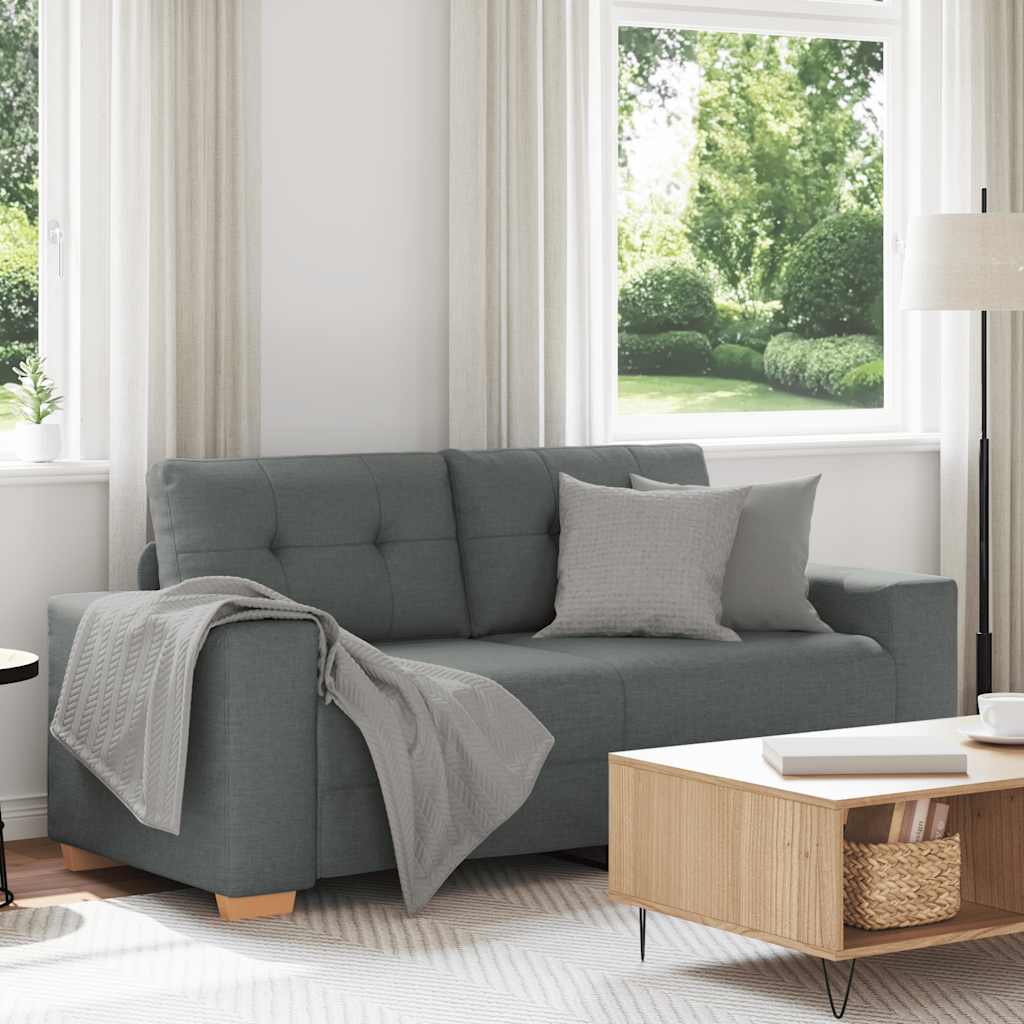 Divano Divanetto Grigio Scuro 180x77x82 cm in Tessuto | homemem39