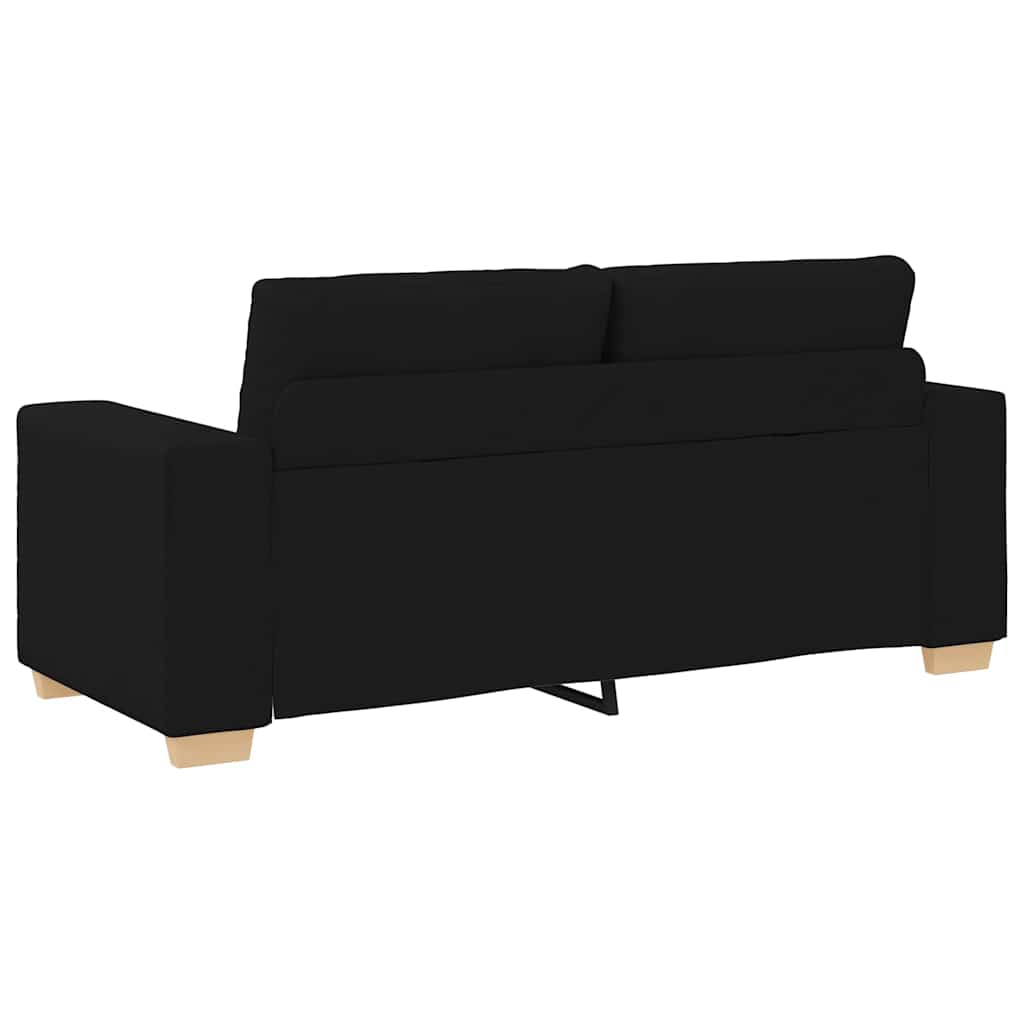 Divano Divanetto Nero 180x77x82 cm in Tessuto | homemem39