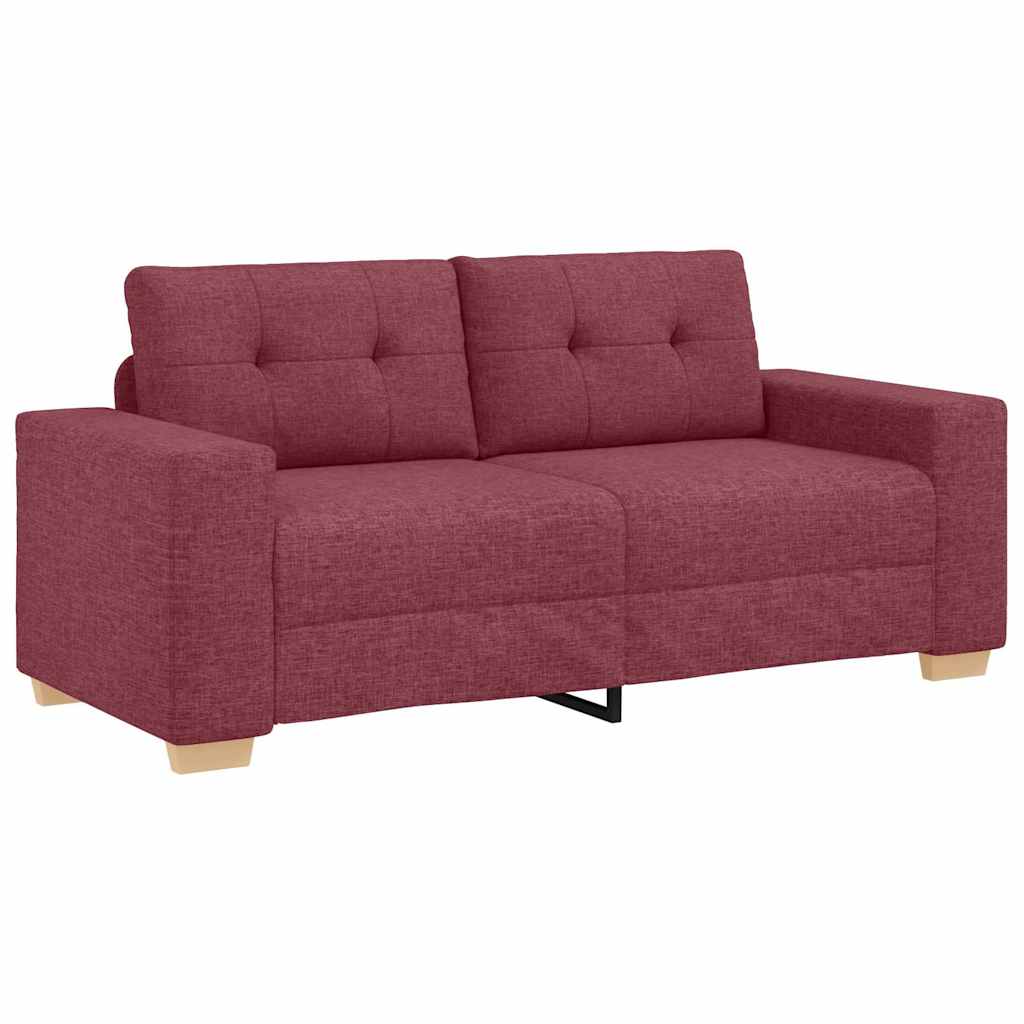 Divano Divanetto Rosso Vino 180x77x82 cm in Tessuto | homemem39