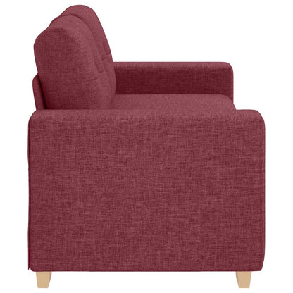 Divano Divanetto Rosso Vino 180x77x82 cm in Tessuto | homemem39