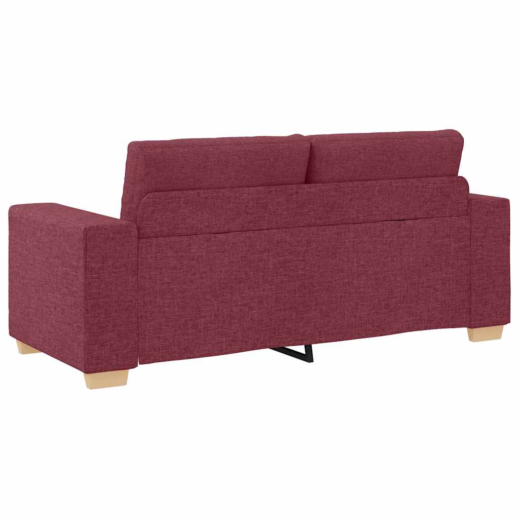 Divano Divanetto Rosso Vino 180x77x82 cm in Tessuto | homemem39
