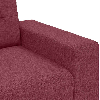 Divano Divanetto Rosso Vino 180x77x82 cm in Tessuto | homemem39