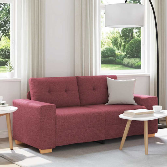 Divano Divanetto Rosso Vino 180x77x82 cm in Tessuto | homemem39