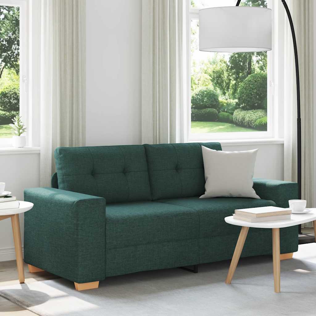 Divano Divanetto Verde Scuro 180x77x82 cm in Tessuto | homemem39