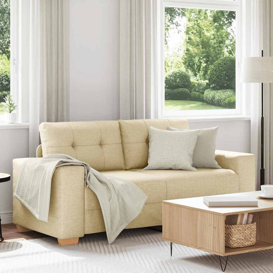 Divano Divanetto Crema 180x77x82 cm in Tessuto | homemem39