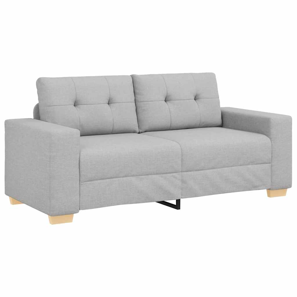Divano Divanetto Grigio Nuvola 180x77x82 cm in Tessuto | homemem39
