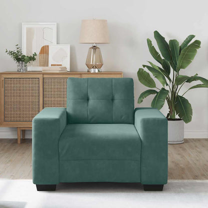 Divano Sedia Verde Scuro 60 cm Velluto - homemem39