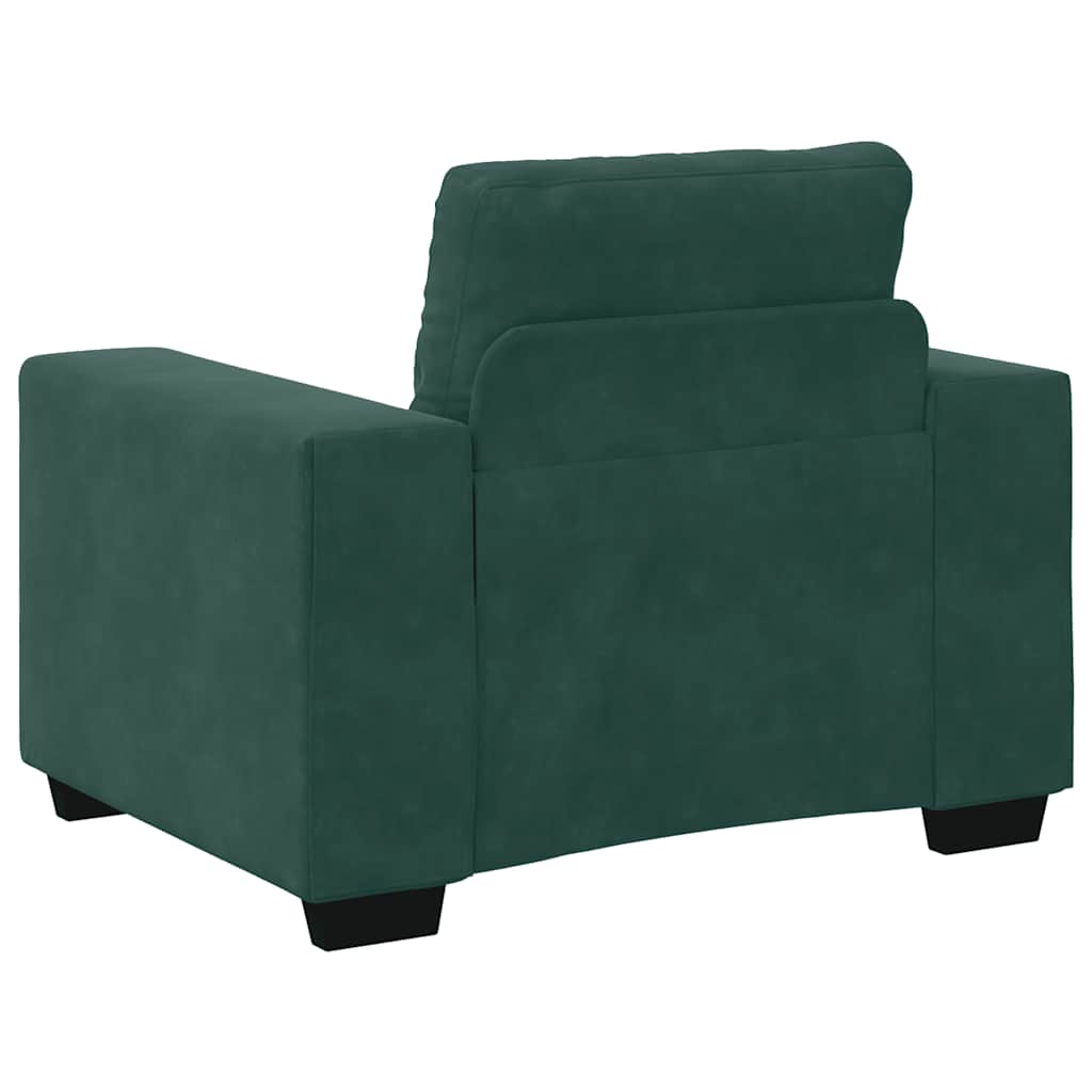 Divano Sedia Verde Scuro 60 cm Velluto - homemem39