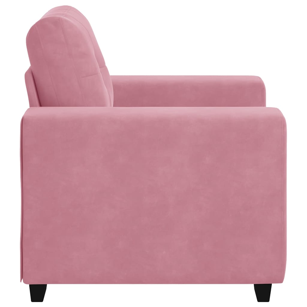 Divano Sedia Rosa 100x78x80 cm Velluto | homemem39