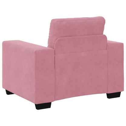 Divano Sedia Rosa 60 cm Velluto - homemem39