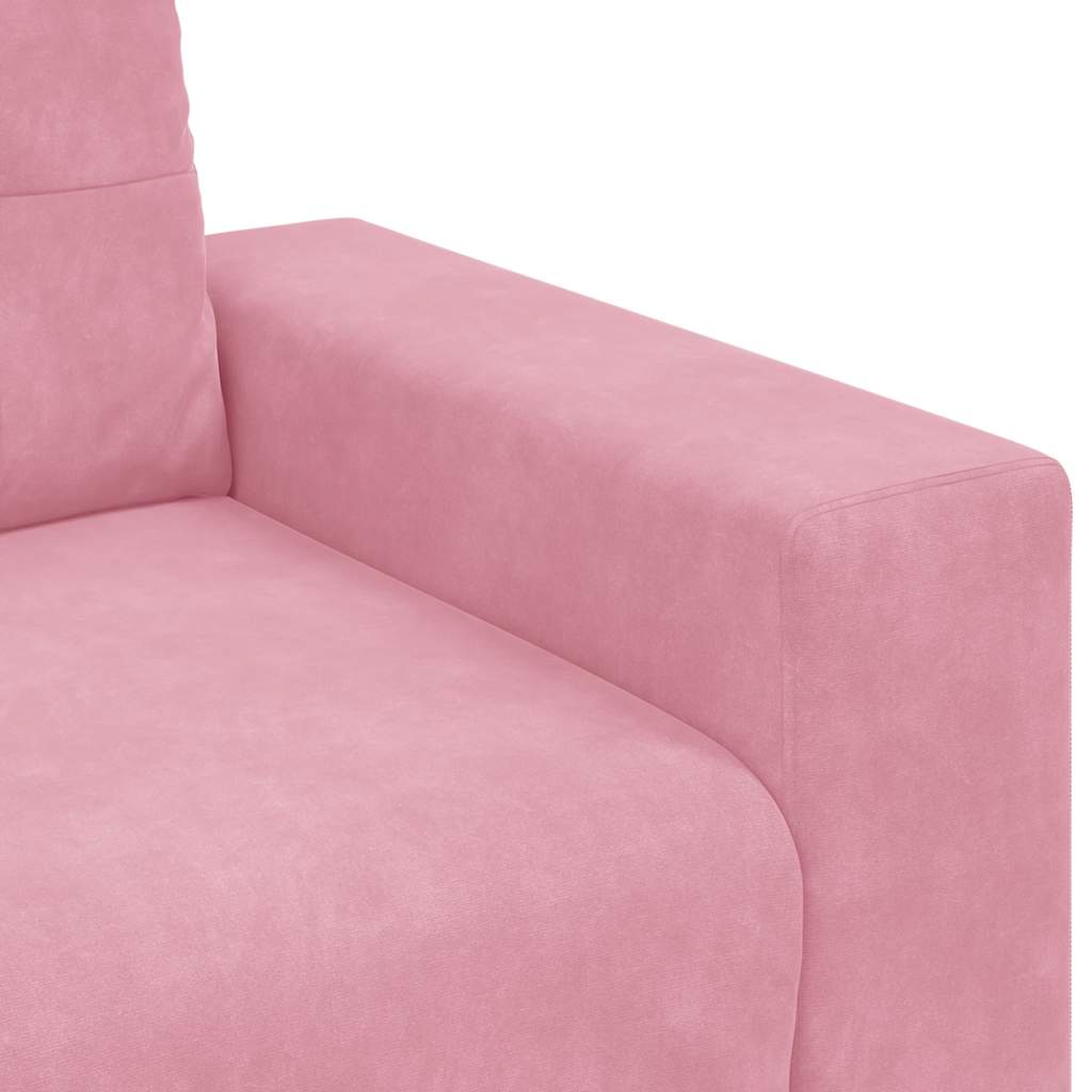 Divano Sedia Rosa 100x78x80 cm Velluto | homemem39