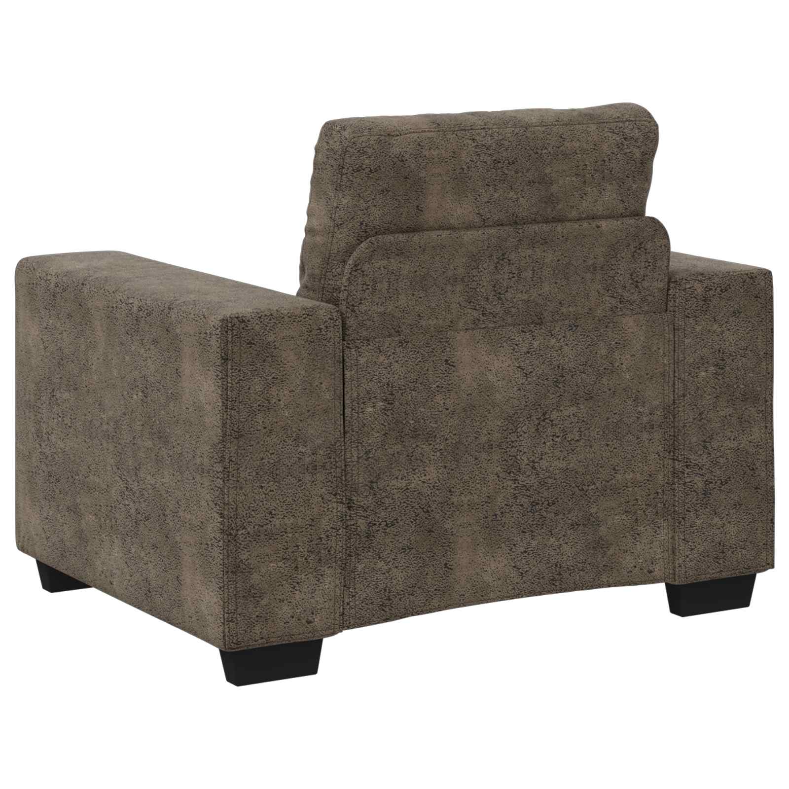 Poltrona Sofa Grigio scuro 100 cm Pelle Scamosciata Sintetica | homemem39