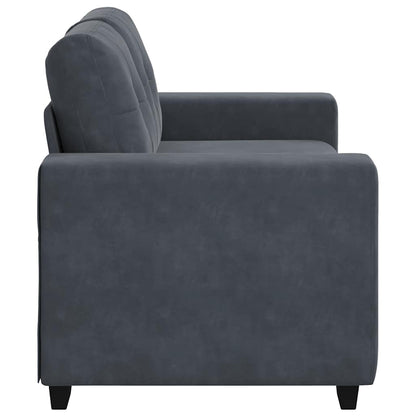 Divano Divanetto Grigio Scuro 160x77x82 cm in Velluto | homemem39