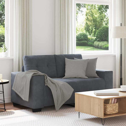 Divano Divanetto Grigio Scuro 160x77x82 cm in Velluto | homemem39
