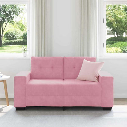 Divano a due posti Rosa 160 cm Velluto