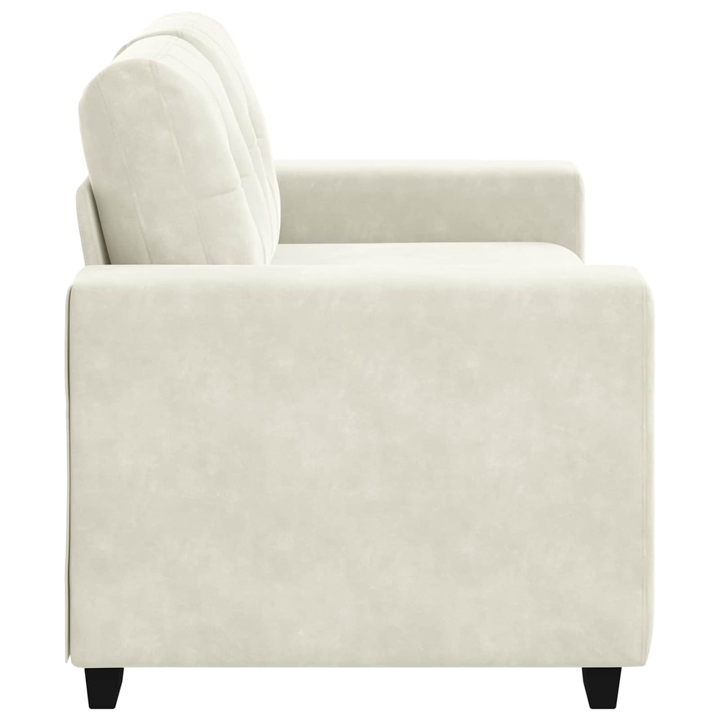 | Divano a due posti | con cuscino Crema Velluto | homemem39