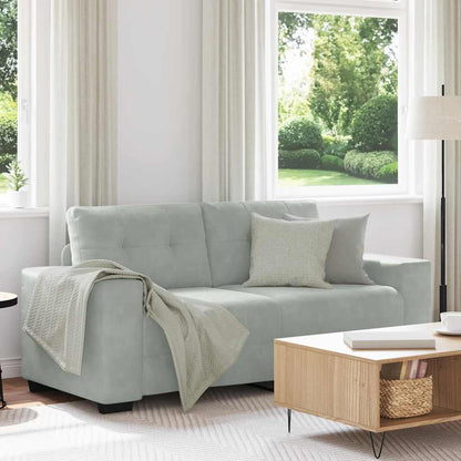 Divano Divanetto Grigio Chiaro 180x77x82 cm in Velluto | homemem39