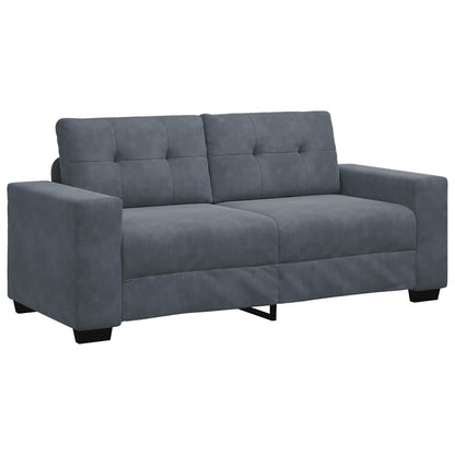 Divano Divanetto Grigio Scuro 180x77x82 cm in Velluto | homemem39