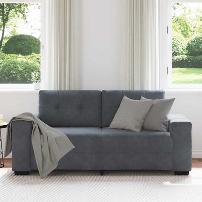 Divano Divanetto Grigio Scuro 180x77x82 cm in Velluto | homemem39
