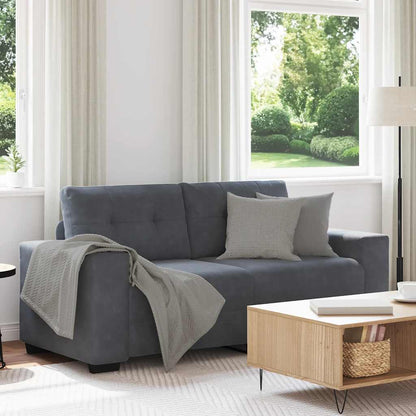 Divano Divanetto Grigio Scuro 180x77x82 cm in Velluto | homemem39