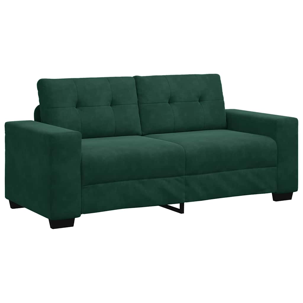 Divano Divanetto Verde Scuro 180x77x82 cm in Velluto | homemem39