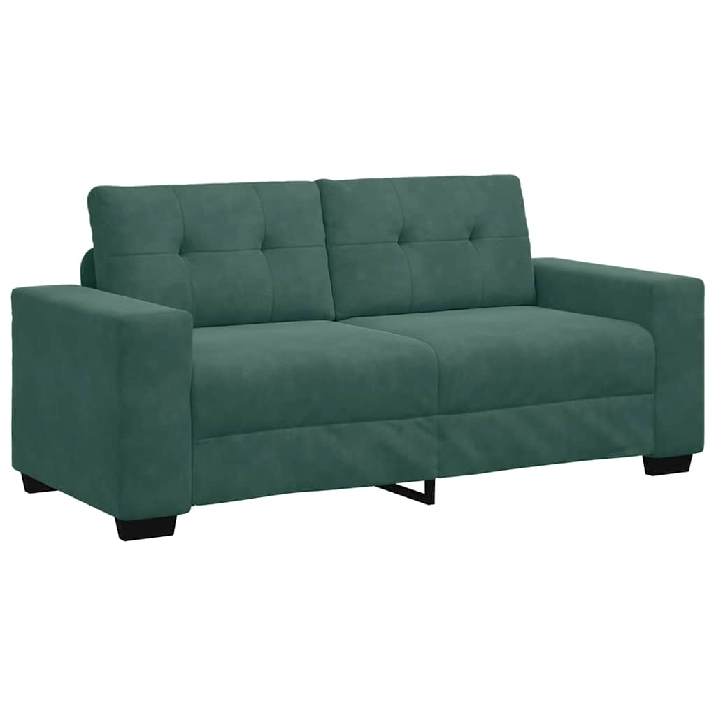 Divano Divanetto Verde Scuro 140 cm in Velluto - homemem39