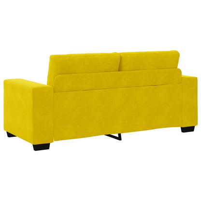 Divano Divanetto Giallo 140 cm in Velluto - homemem39