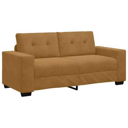Divano Divanetto Marrone 180x77x82 cm in Velluto | homemem39