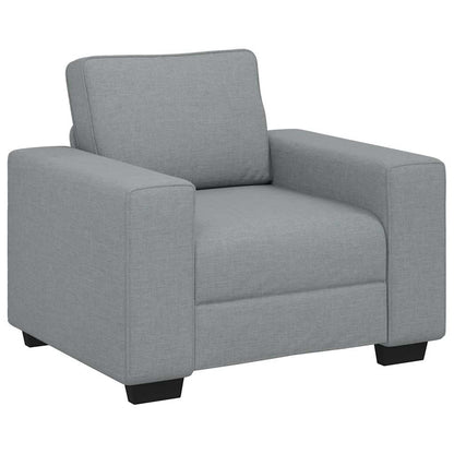 Poltrona Grigio Chiaro 100x77x82 cm in Tessuto | homemem39