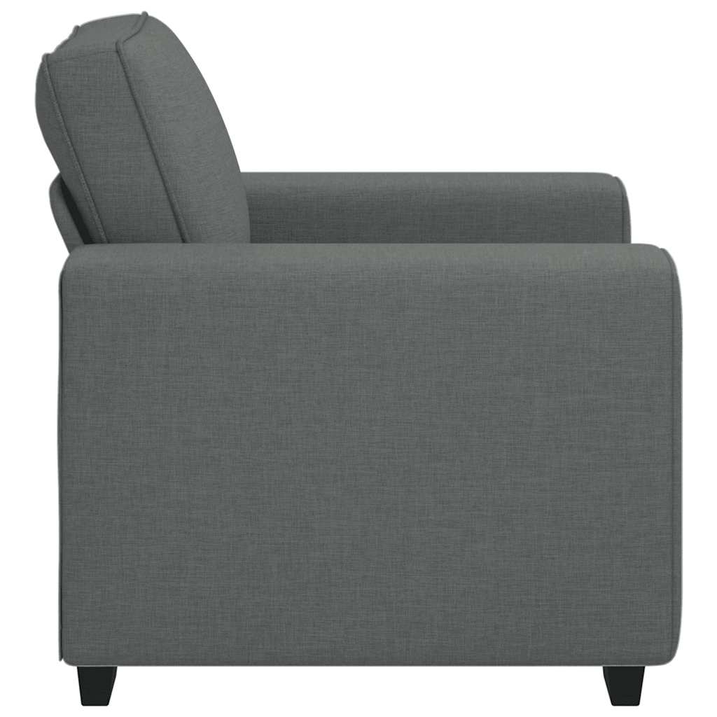 Poltrona Grigio Scuro 100x77x82 cm in Tessuto | homemem39