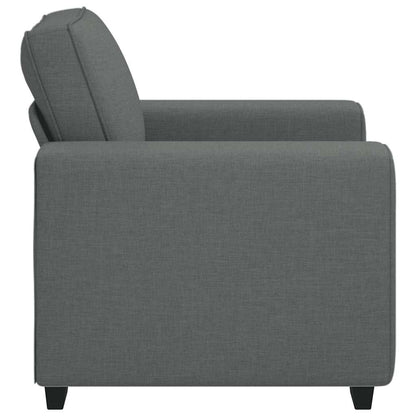 Poltrona Grigio Scuro 100x77x82 cm in Tessuto | homemem39