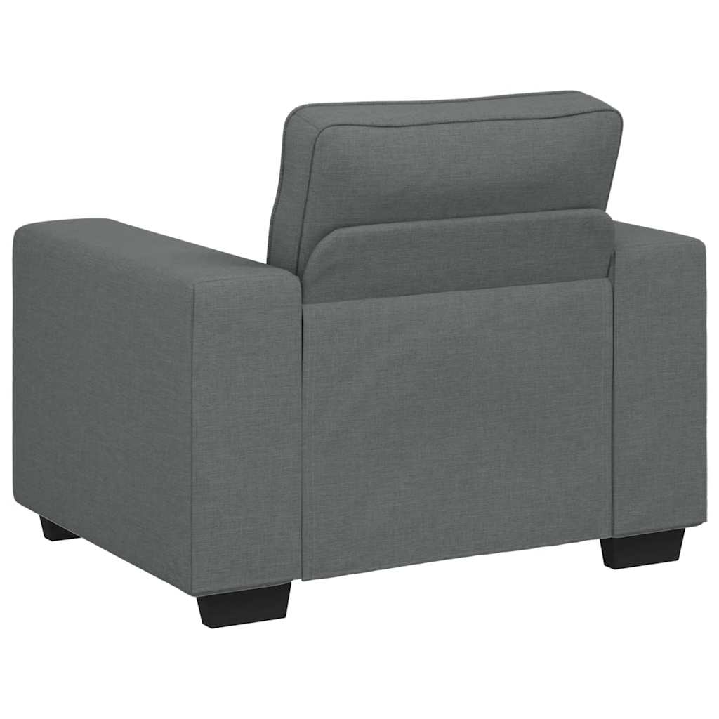 Poltrona Grigio Scuro 100x77x82 cm in Tessuto | homemem39
