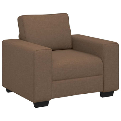 Poltrona Marrone 100x77x82 cm in Tessuto | homemem39