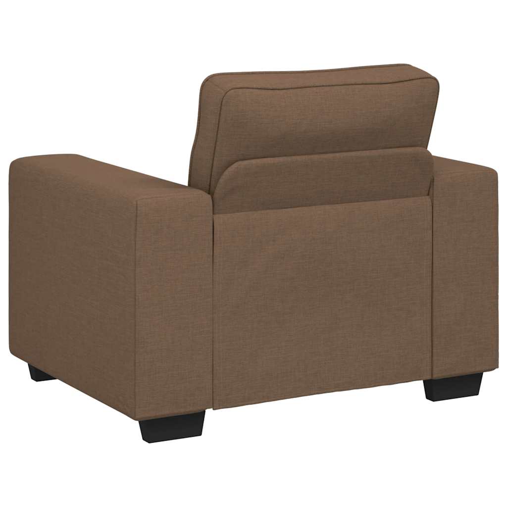 Poltrona Marrone 100x77x82 cm in Tessuto | homemem39