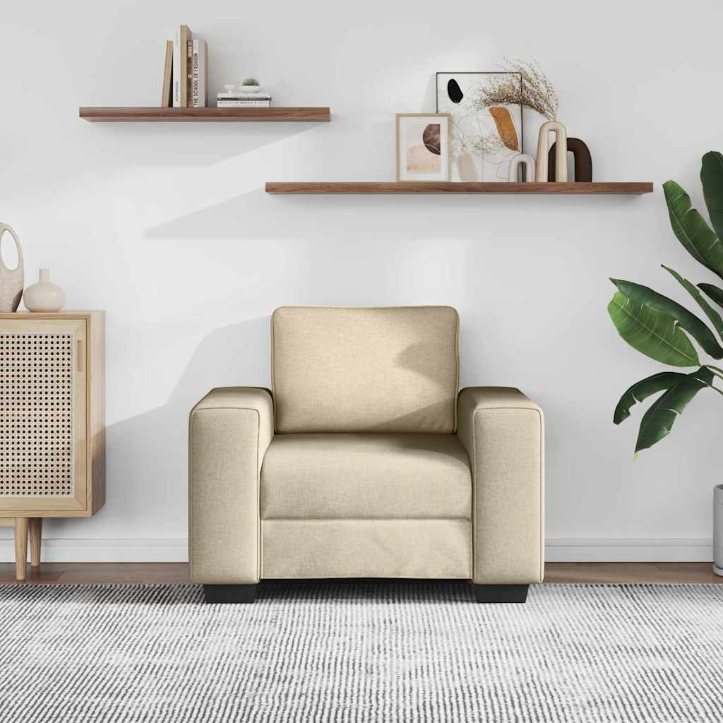 Poltrona Crema 60 cm in Tessuto