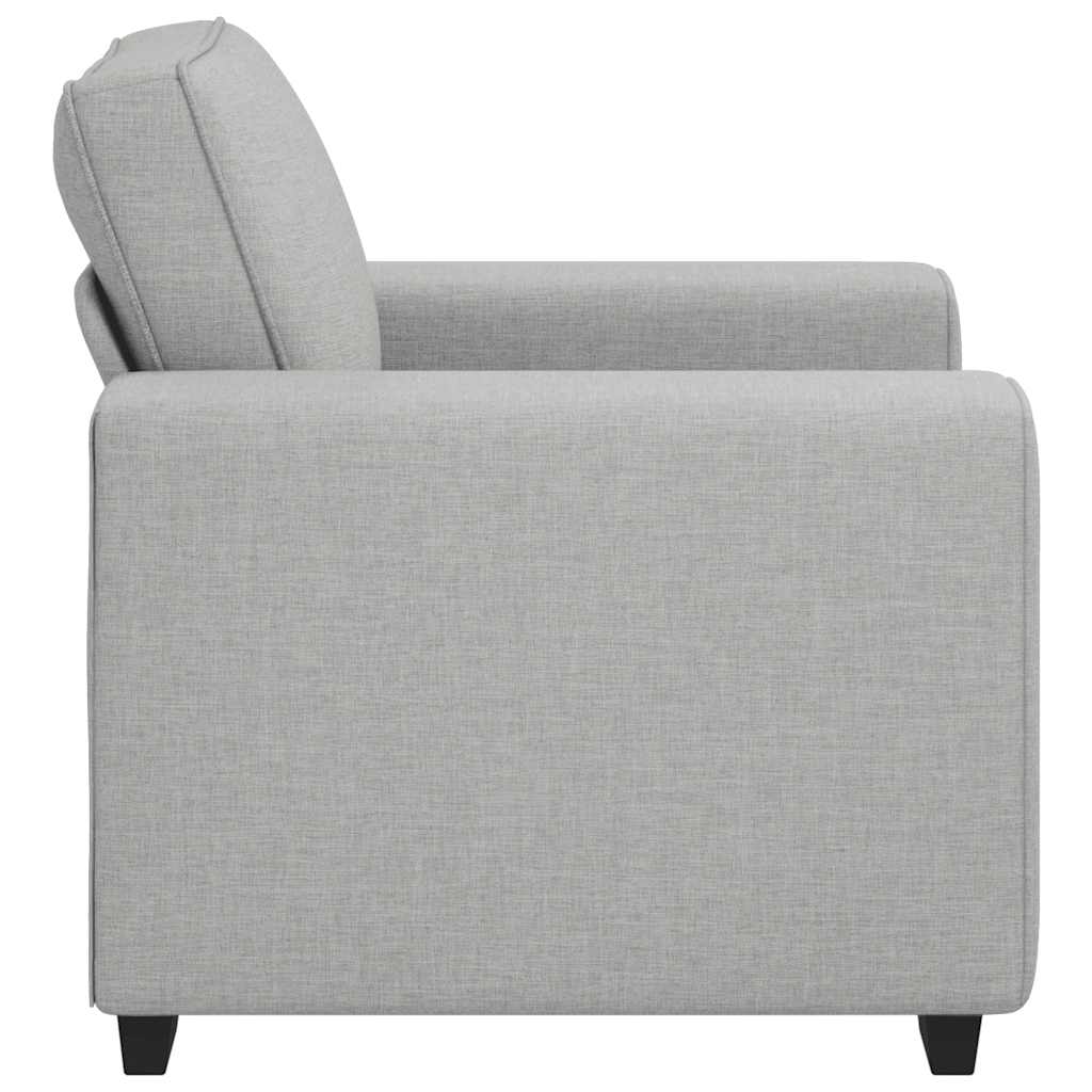 Divano Sedia Grigio Nuvola 100x77x82 cm in Tessuto | homemem39