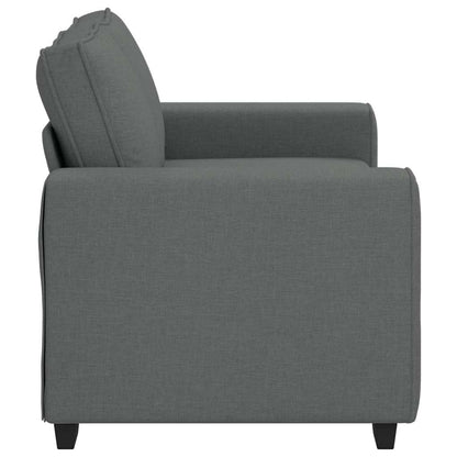 Divano a 2 Posti Grigio Scuro 160x77x82 cm in Tessuto | homemem39