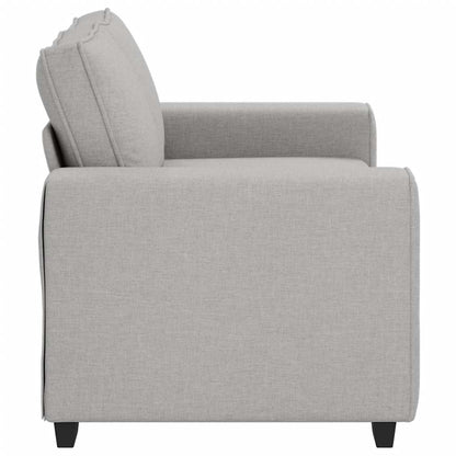 Divano a 2 Posti Grigio Nuvola 160x77x82 cm in Tessuto | homemem39