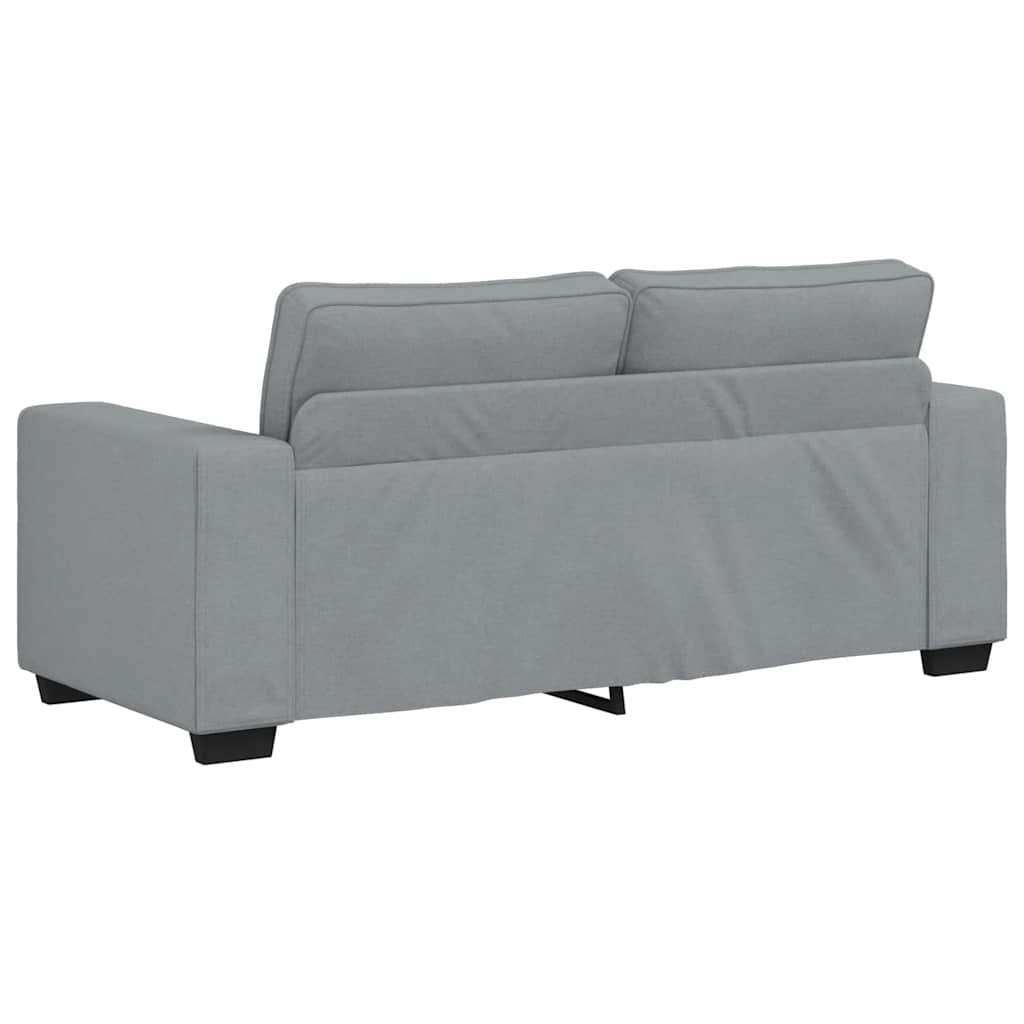 Divano a 2 Posti Grigio Chiaro 180x77x82 cm in Tessuto | homemem39
