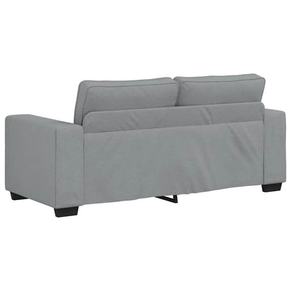 Divano a 2 Posti Grigio Chiaro 180x77x82 cm in Tessuto | homemem39