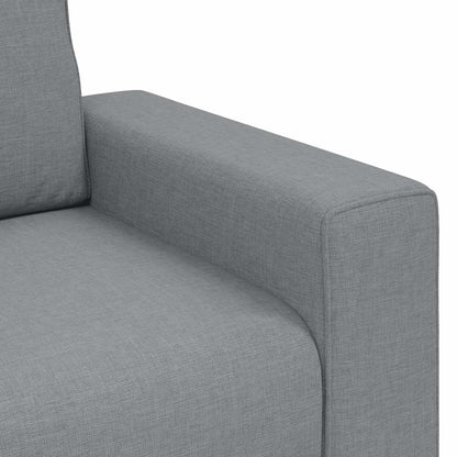 Divano a 2 Posti Grigio Chiaro 180x77x82 cm in Tessuto | homemem39