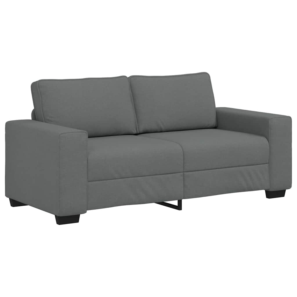 Divano a 2 Posti Grigio Scuro 180x77x82 cm in Tessuto | homemem39
