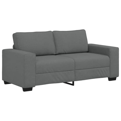 Divano a 2 Posti Grigio Scuro 180x77x82 cm in Tessuto | homemem39