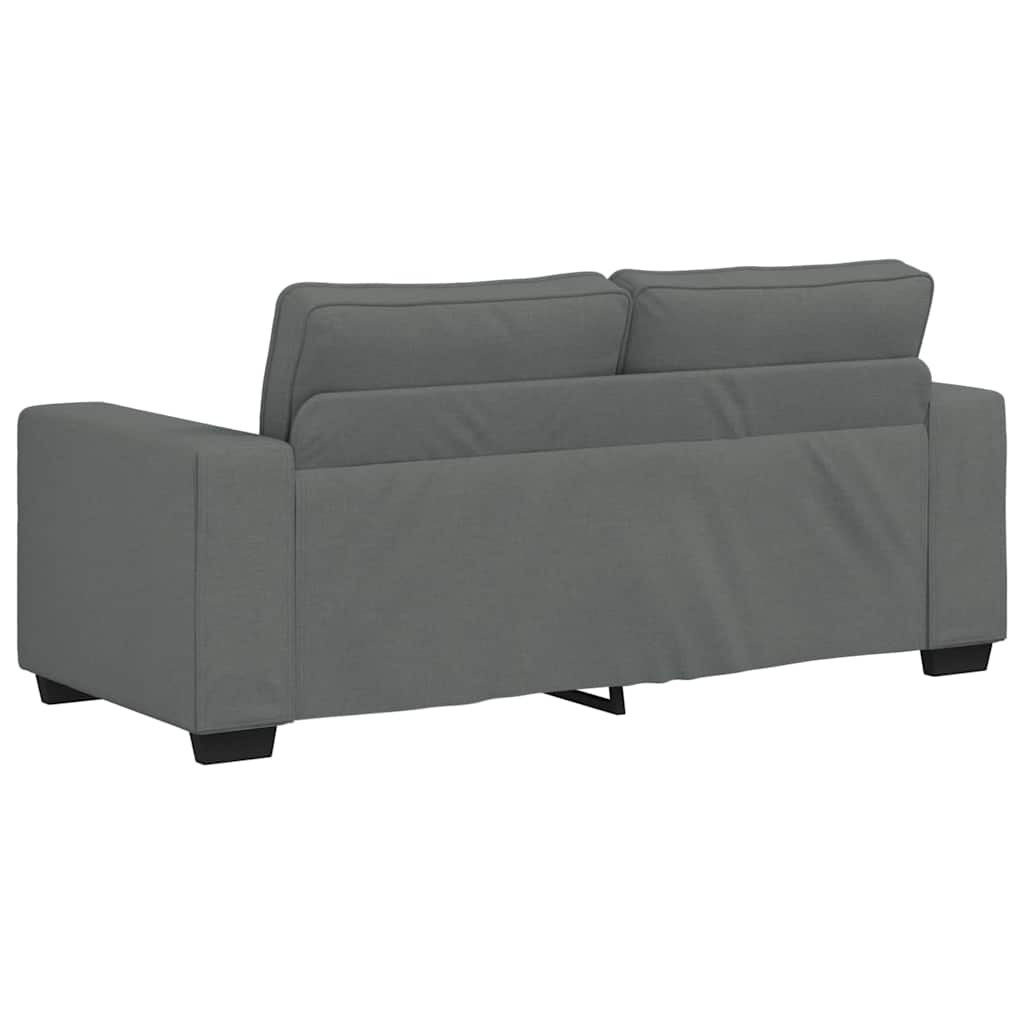 Divano a 2 Posti Grigio Scuro 180x77x82 cm in Tessuto | homemem39
