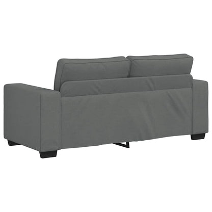 Divano a 2 Posti Grigio Scuro 180x77x82 cm in Tessuto | homemem39