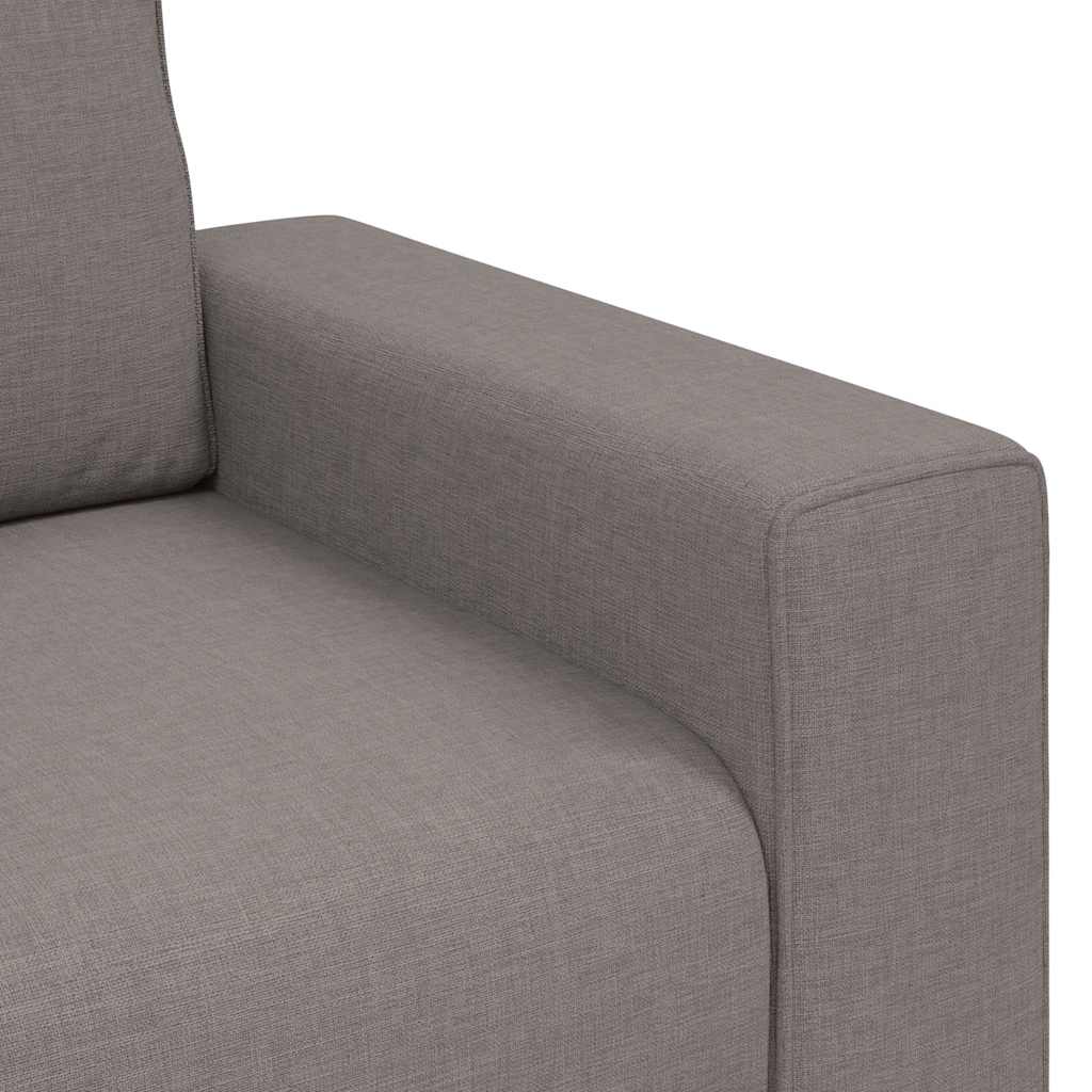 Divano a 2 Posti Tortora 180x77x82 cm in Tessuto | homemem39
