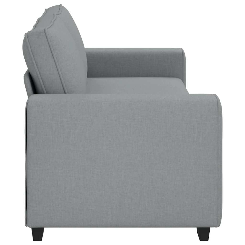 Divano a 3 Posti Grigio Chiaro 220x77x82 cm in Tessuto | homemem39