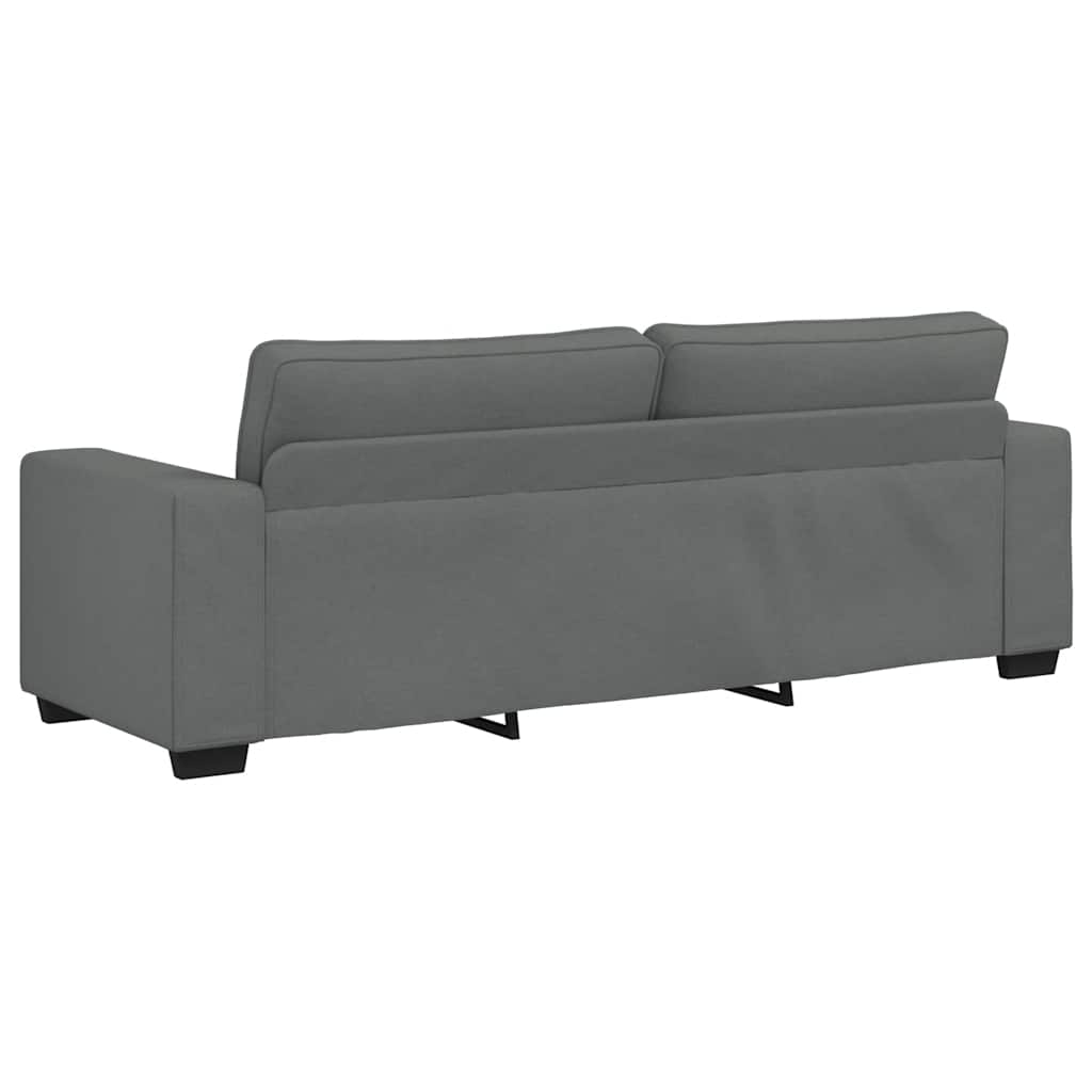 Divano a 3 Posti Grigio Chiaro 220x77x82 cm in Tessuto | homemem39